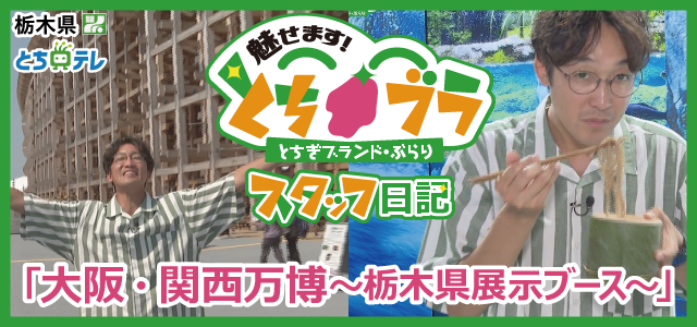 大阪・関西万博～栃木県展示ブース～バナー