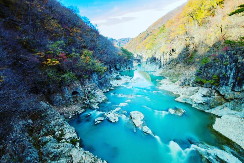 鬼怒川沿いの渓谷美（龍王峡、川俣瀬戸合峡）様2