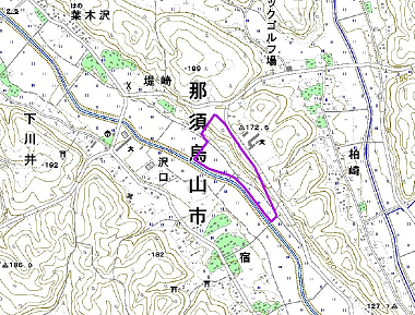 下川井位置図