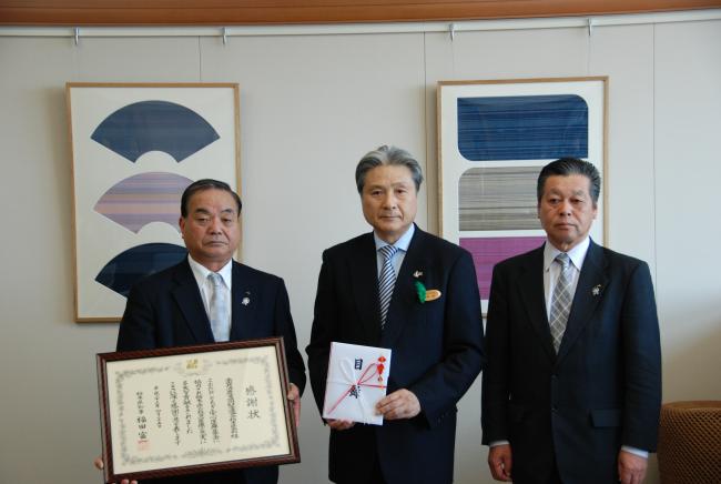 全国共済農業協同組合連合会栃木県本部贈呈式の様子