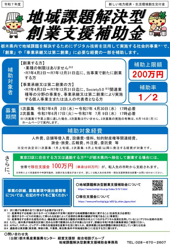募集チラシ
