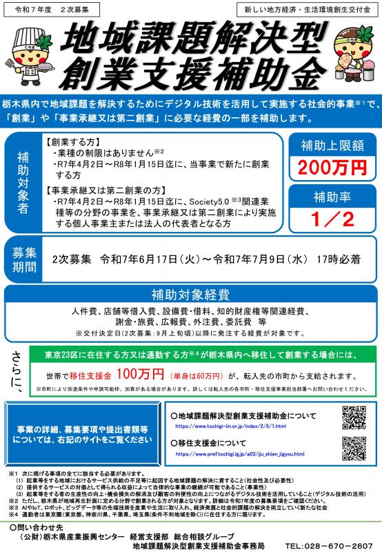 募集チラシ