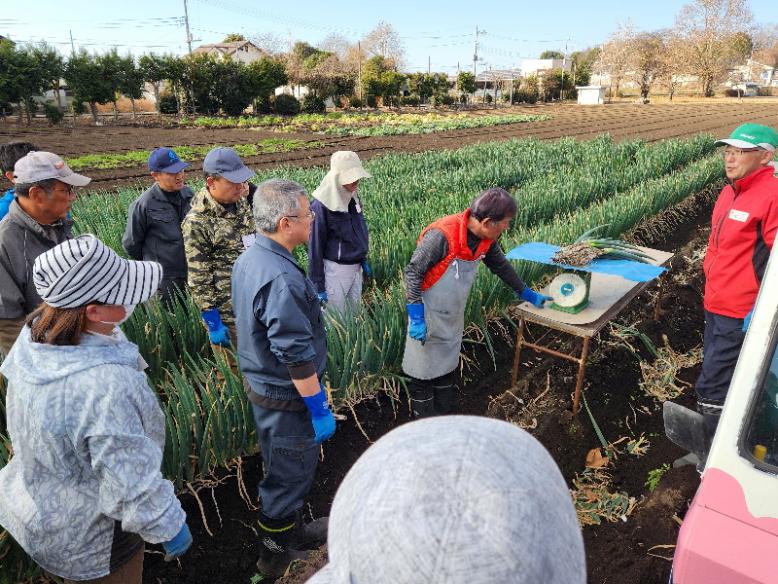 袋詰めの前に計量します