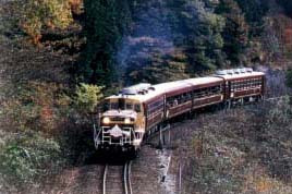わたらせ渓谷鐵道トロッコ列車写真
